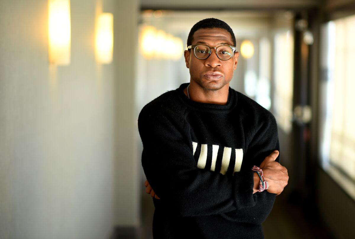 Actor Jonathan Majors, here at AKA Beverly Hills, plays a sensitive artist in "Last Black Man in San Francisco."