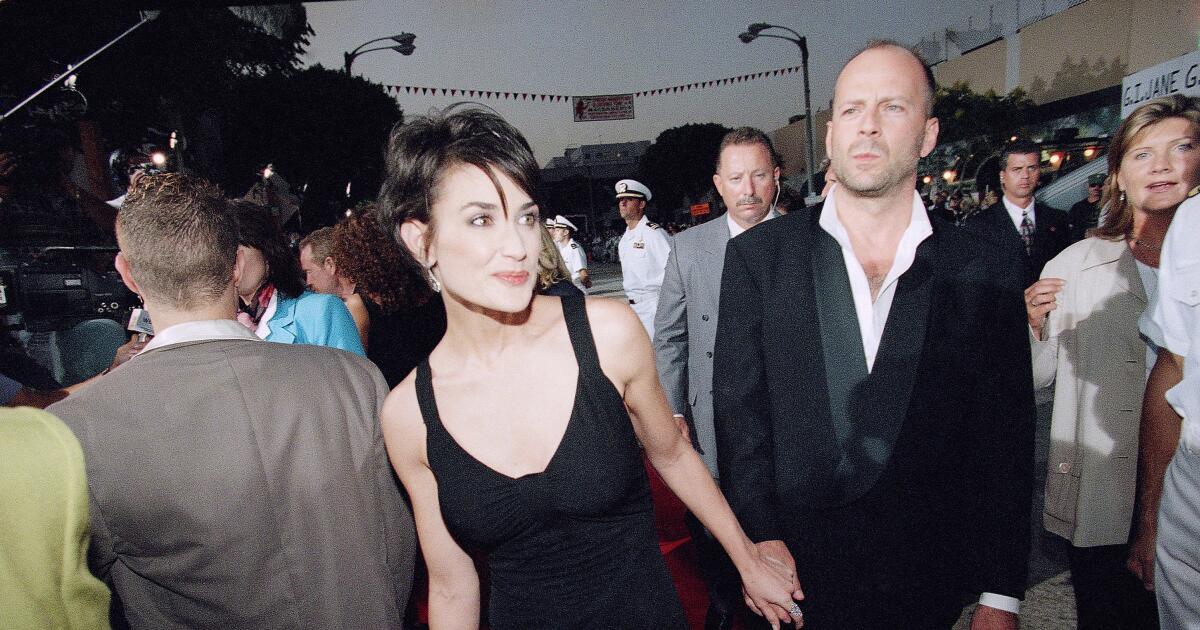 Demi Moore says Bruce Willis is 'stable' in battle with aphasia.