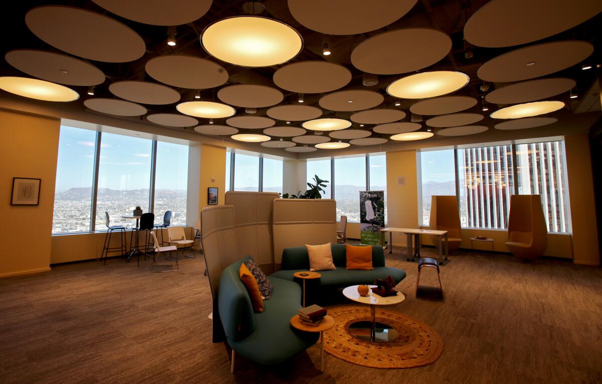 The top floor of the Citigroup Center building serves as a model for future workspaces.