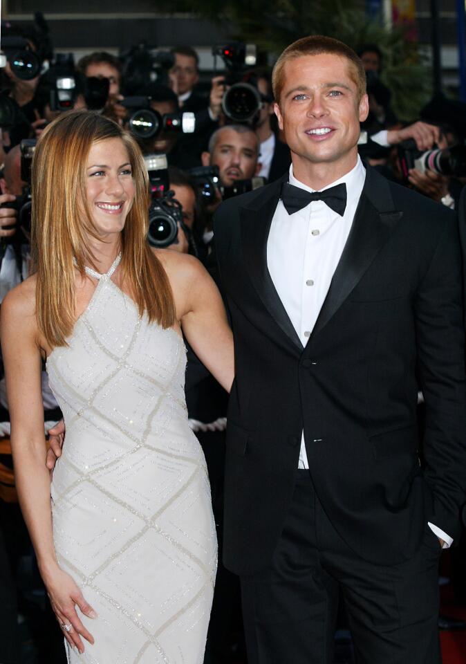 Jennifer Aniston and Brad Pitt