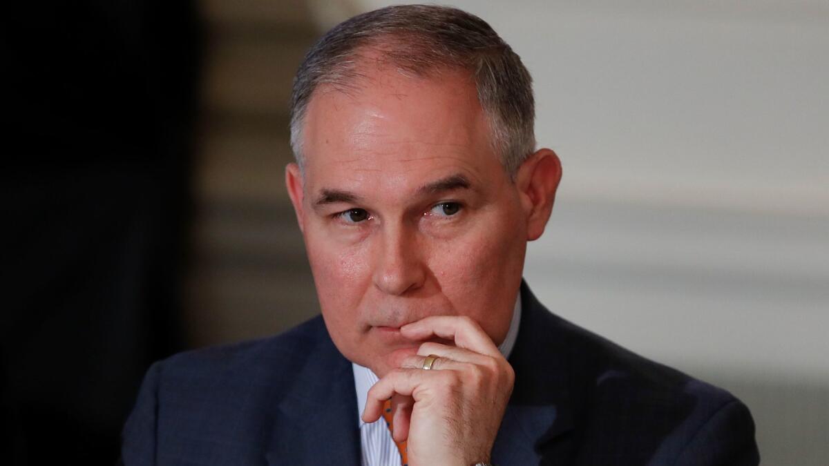 Environmental Protection Agency Administrator Scott Pruitt said he needed to fly first class because of unpleasant interactions with other travelers.