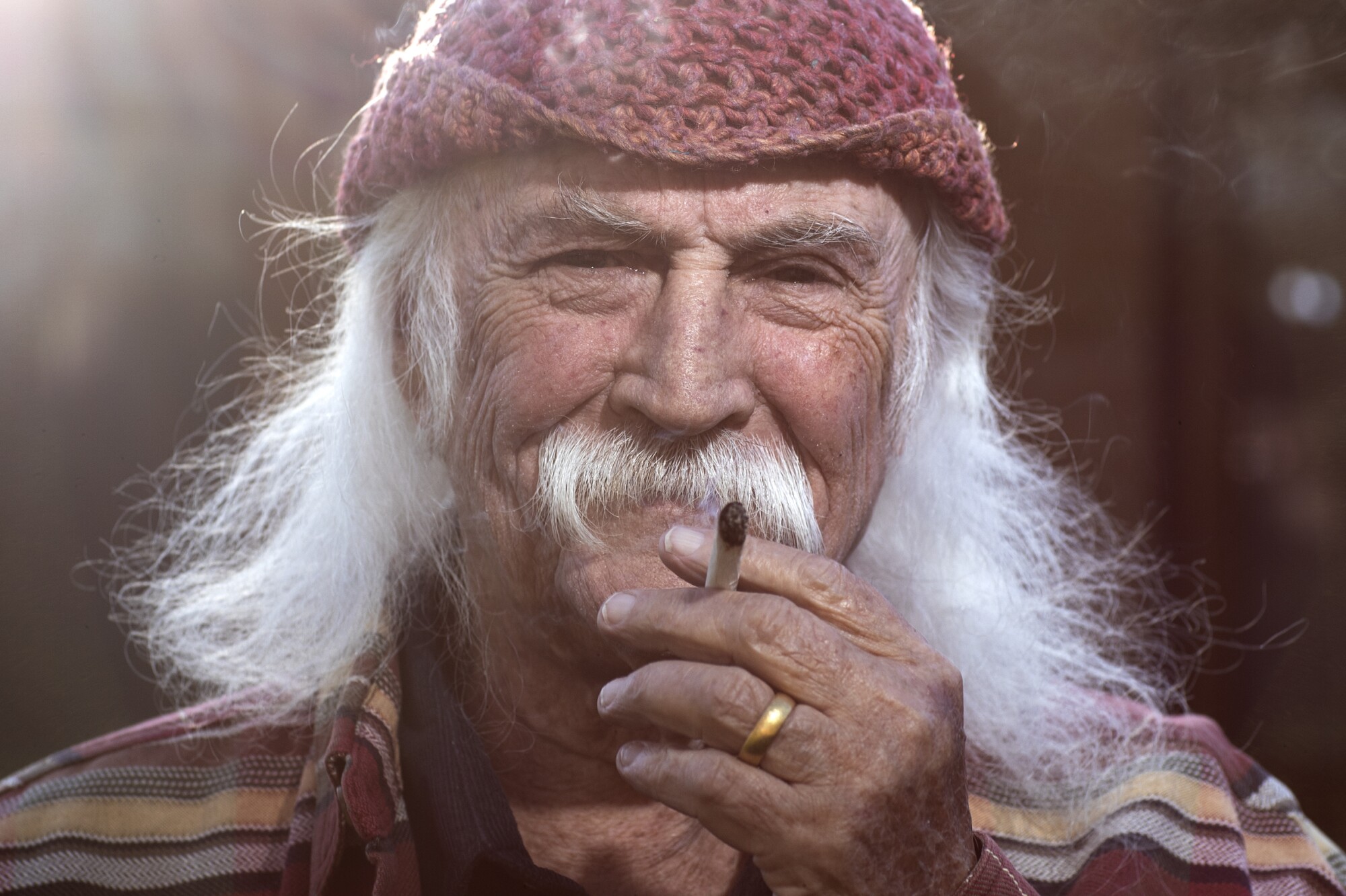 David Crosby at his home in Santa Ynez, Calif.