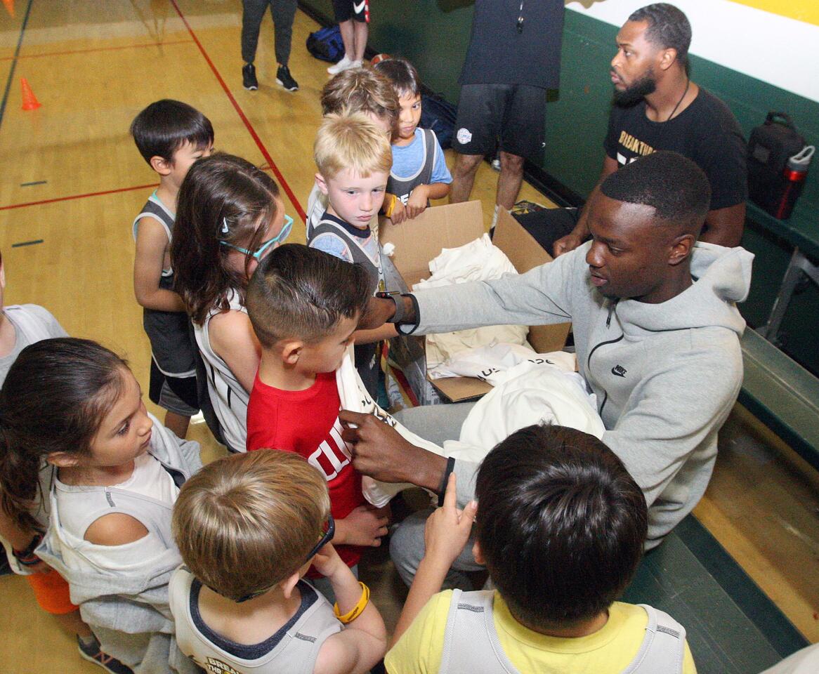 Photo Gallery: First ever Breakthrough Sports Basketball Camp has a special guest