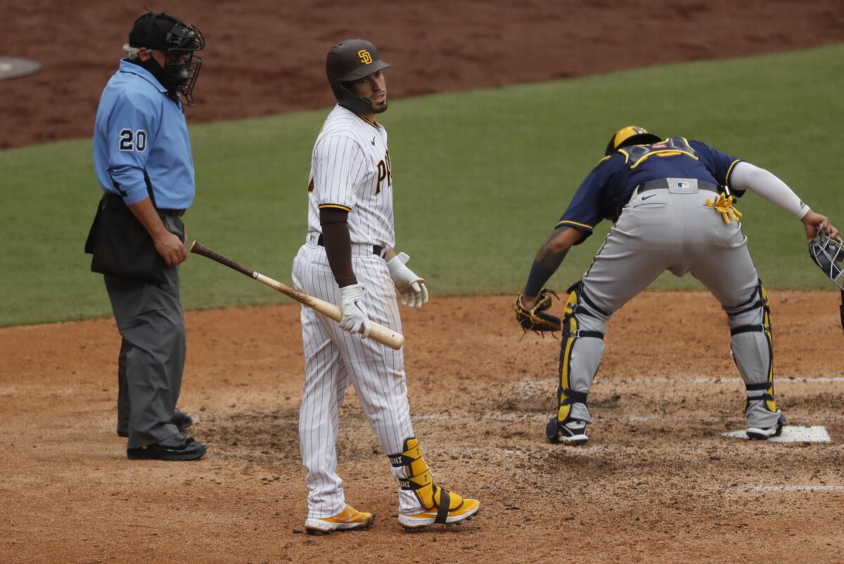 Victor Caratini is the seventh player to start at first base for