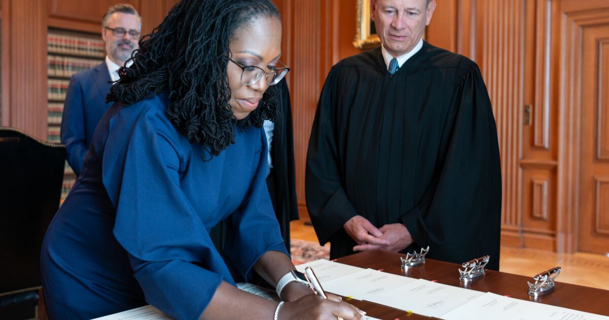 Joined by first Black woman on Supreme Court, justices to tackle affirmative action, voting rights