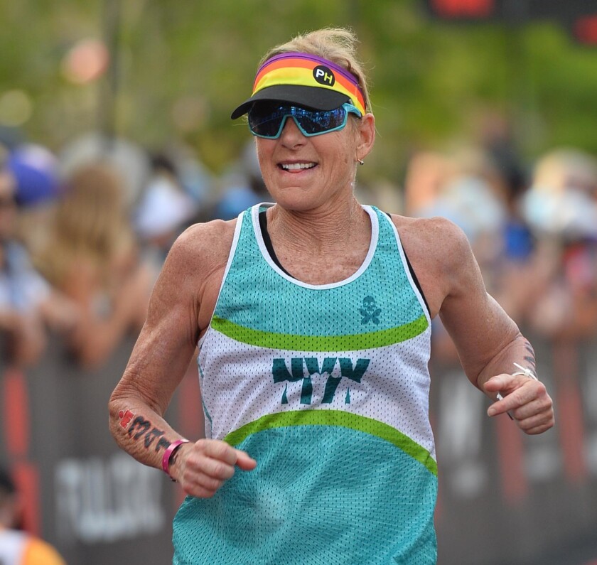 Amateur triathlete Julie Dunkle has finished 18 Ironman competitions since she started entering at age 39.