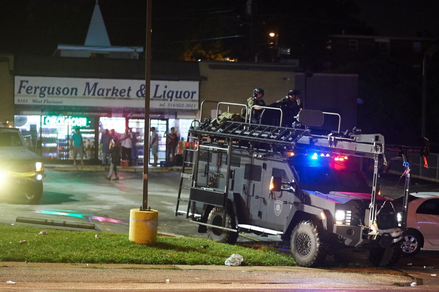 Shots fired during Michael Brown memorial