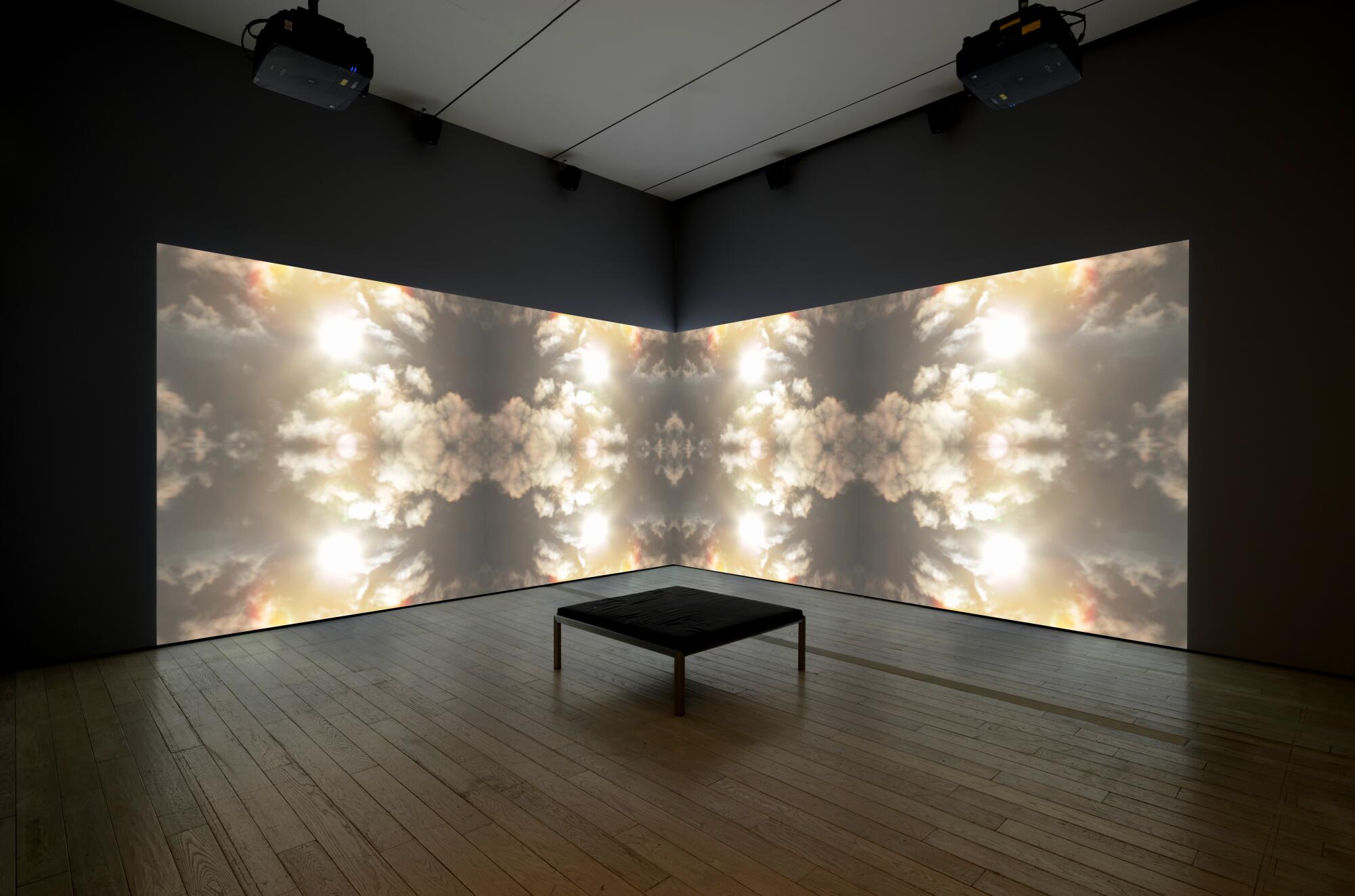 Edgar Arceneaux, “Blocking Out The Sun,” 2004, installation photograph.