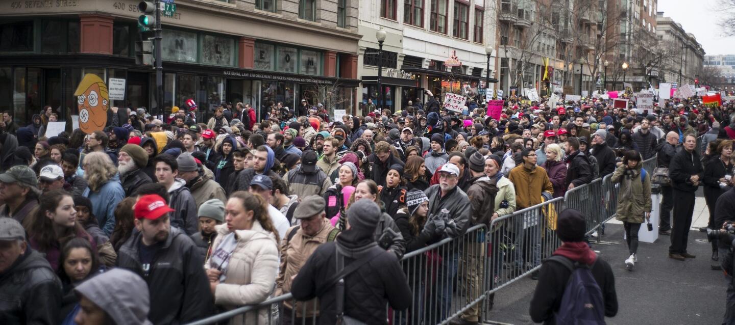 PROTESTAS contra Trump