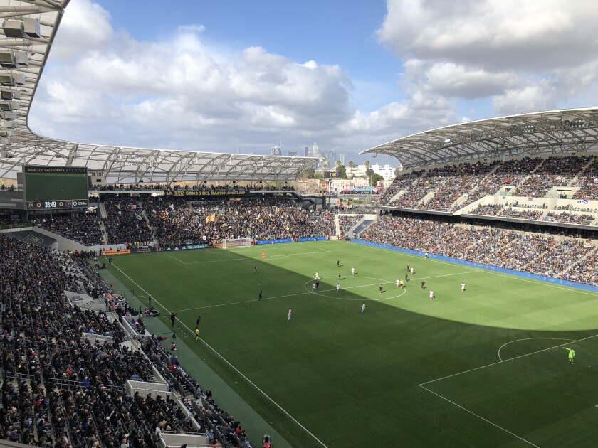 Soccer and some fans soon will be returning to Banc of California Stadium for LAFC games.