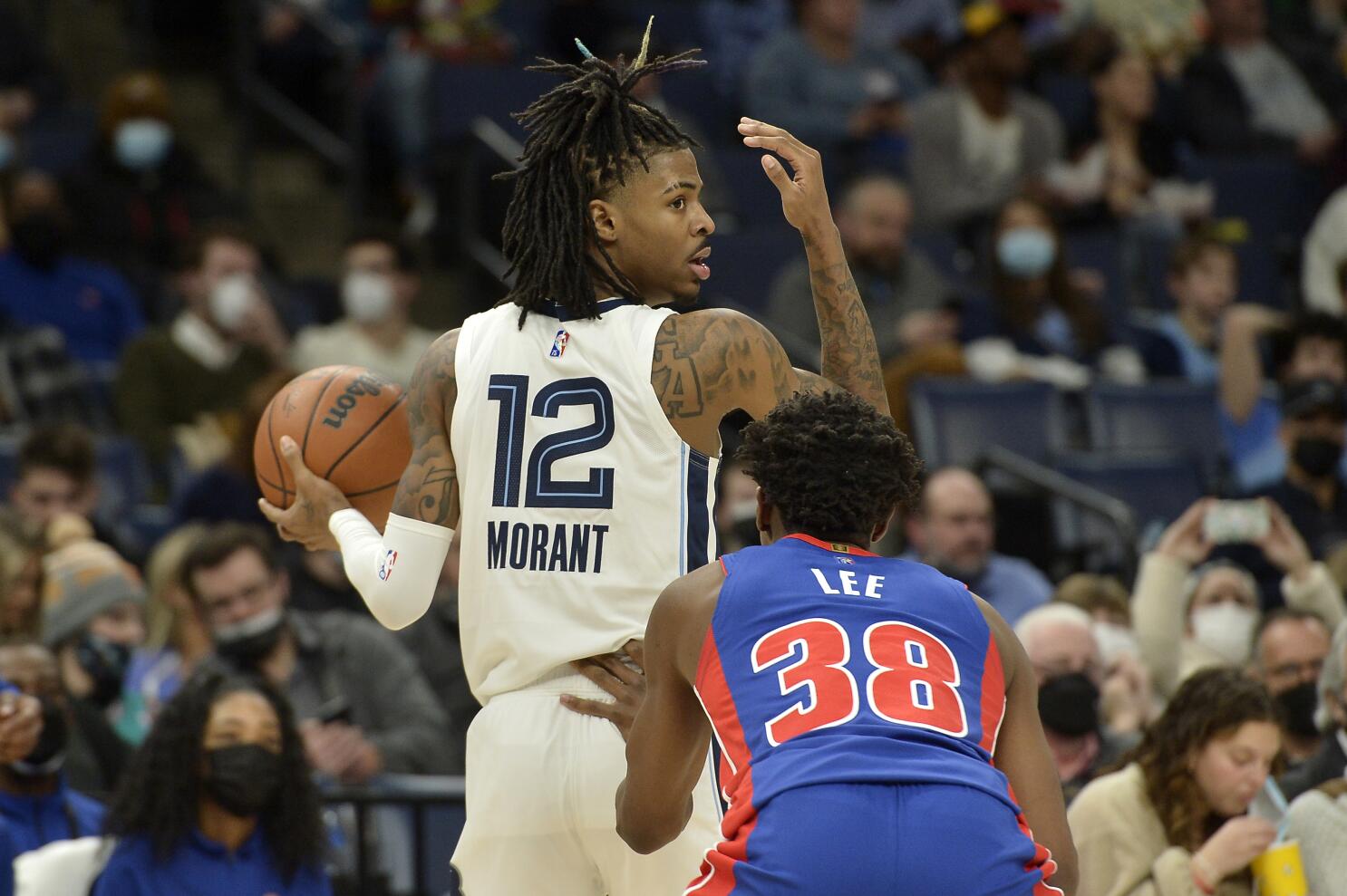 NBA_ 2022 Cheap Memphi Grizzlie Detroits Piston 11 10 Ja Morant