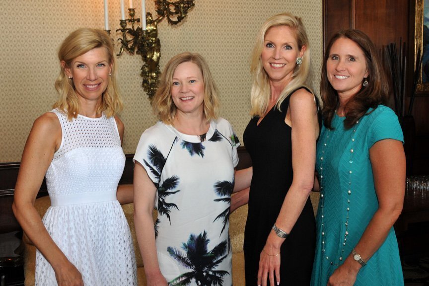 Betsy Witt, April Winograd, Nicole Hall-Brown and Wendy Neri attend the St. Germaine Children’s Charity annual Membership & Grants Luncheon, June 9, 2015 at La Jolla Beach & Tennis Club.