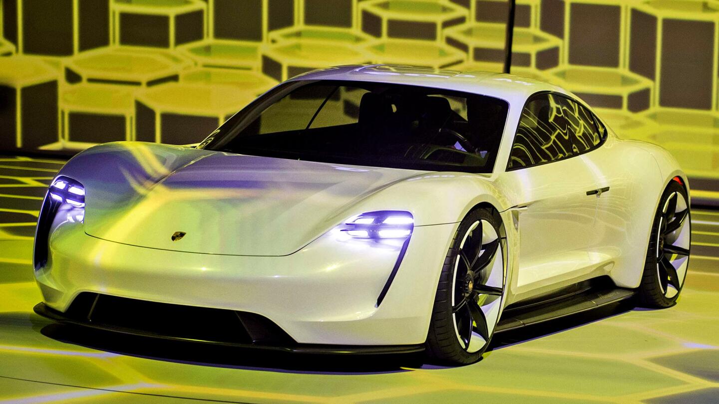 Porsche Mission E electric concept car