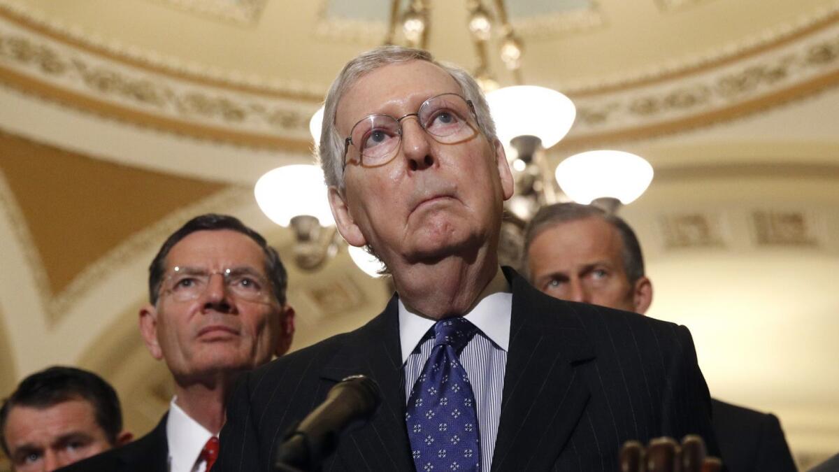 Senate Majority Leader Mitch McConnell (R-Ky.) declares “case closed” on the Russia probe.