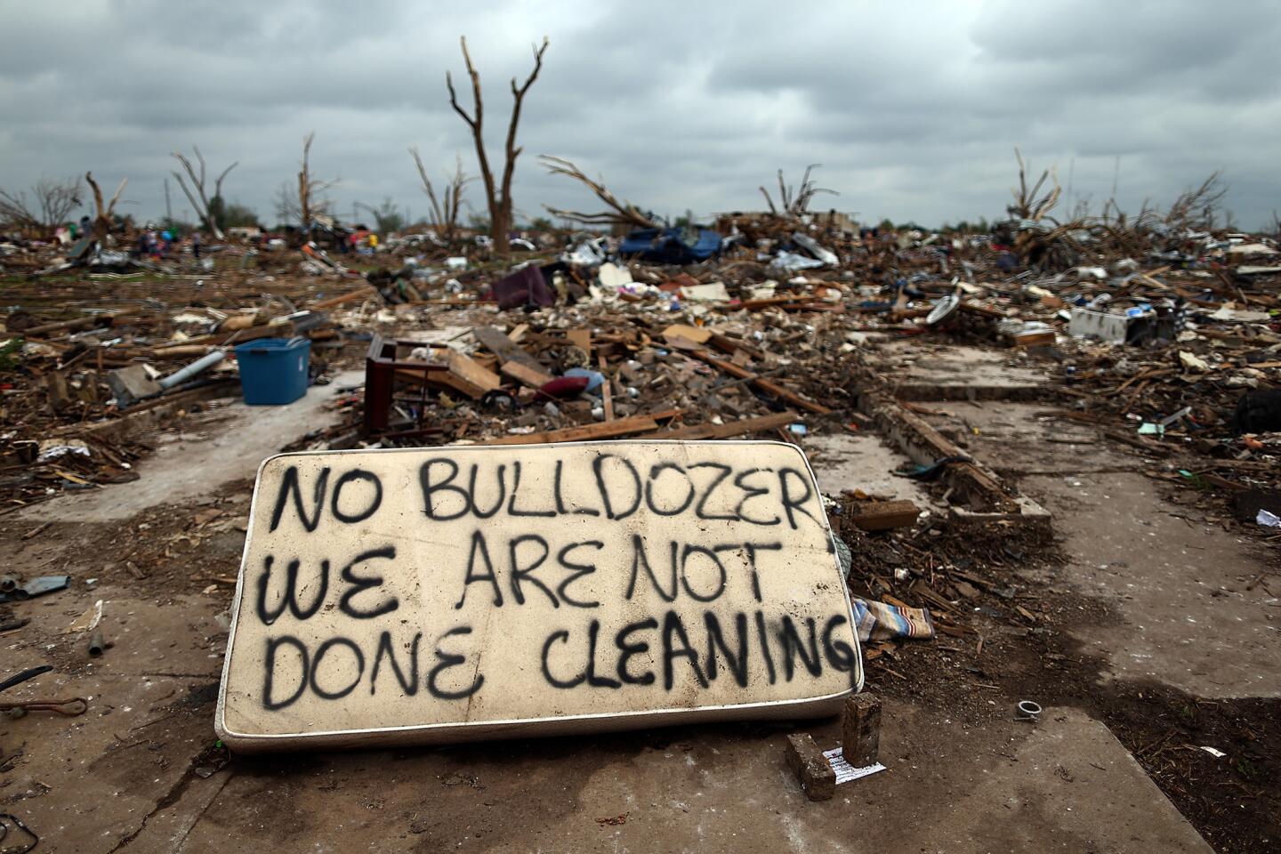 Cleanup efforts in Oklahoma