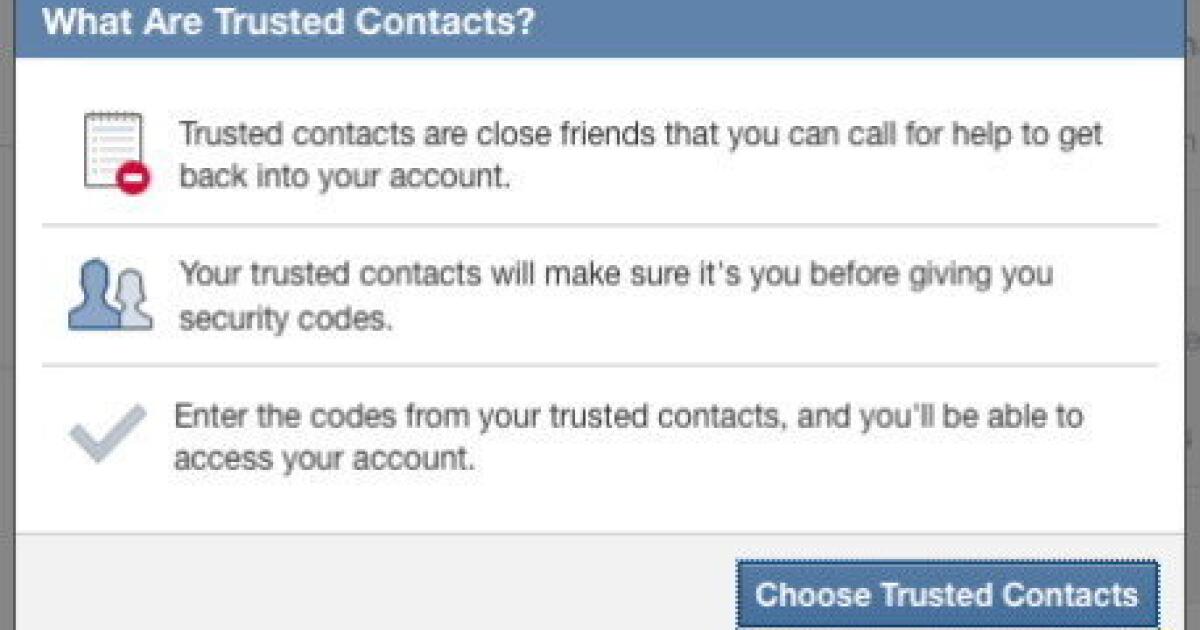 Facebook Trusted Contacts: What is it, how it helps and how to use it -  India Today
