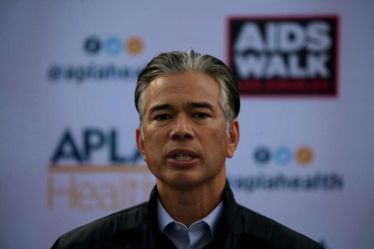 California Attorney General Rob Bonta 