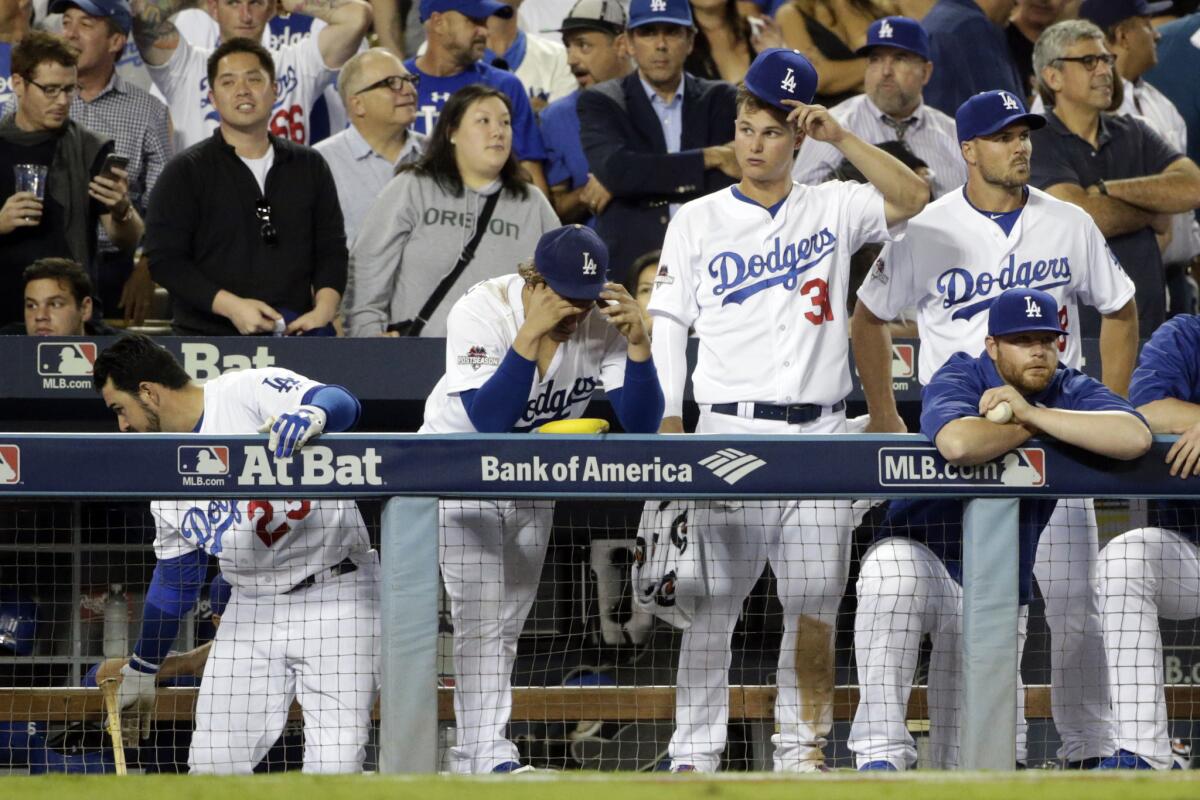 The Dodgers can't seem to believe they are going to lose Game 5.