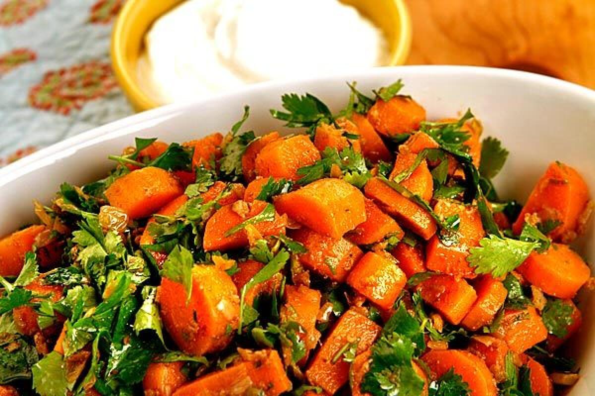 Spicy Moroccan carrot salad. Recipe