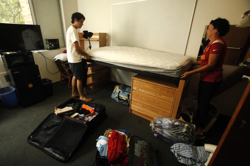 USC students moved in to campus housing last week. The university is part of a joint effort with UCLA and Caltech to get more students and researchers building tech start-ups.