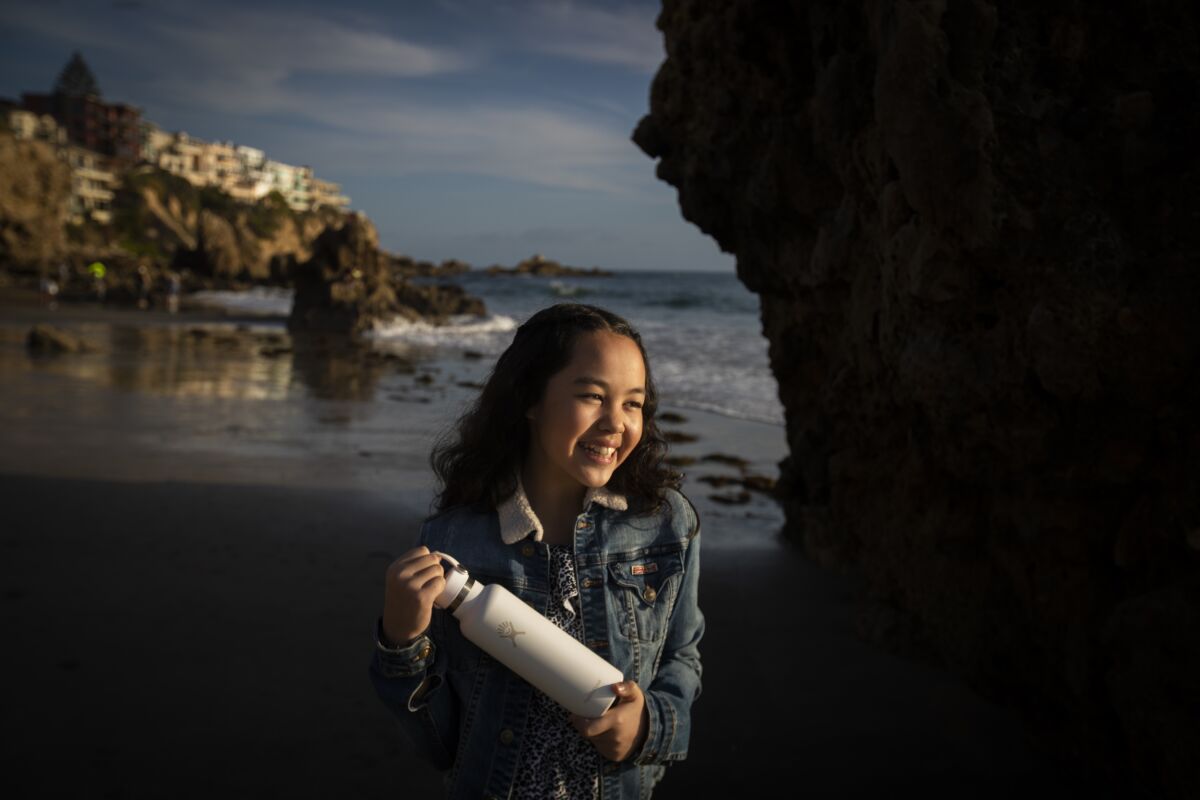Ella Lin Espinosa with her Hydro Flask