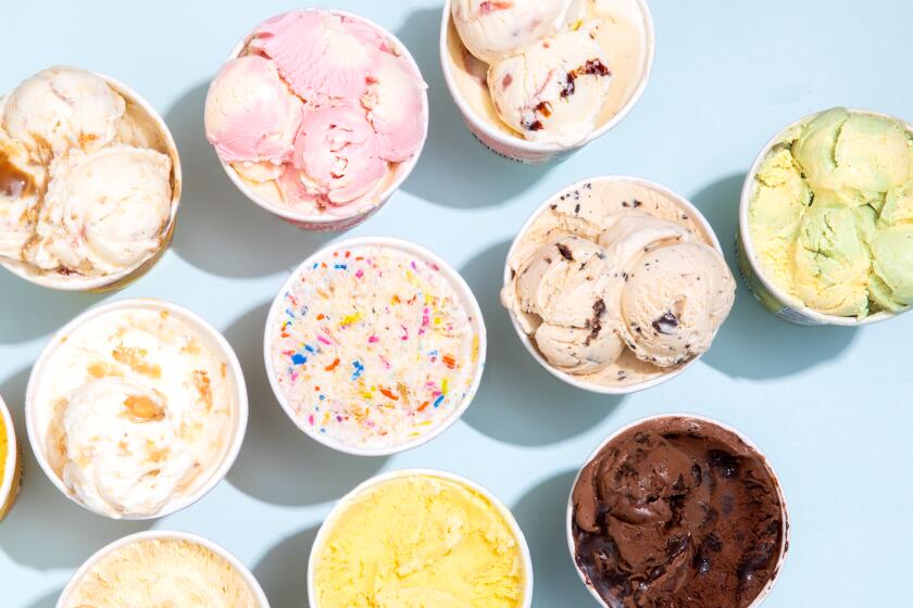 A collection of various ice cream flavors. This guide contains a list of places to find desserts  after 9 p.m.