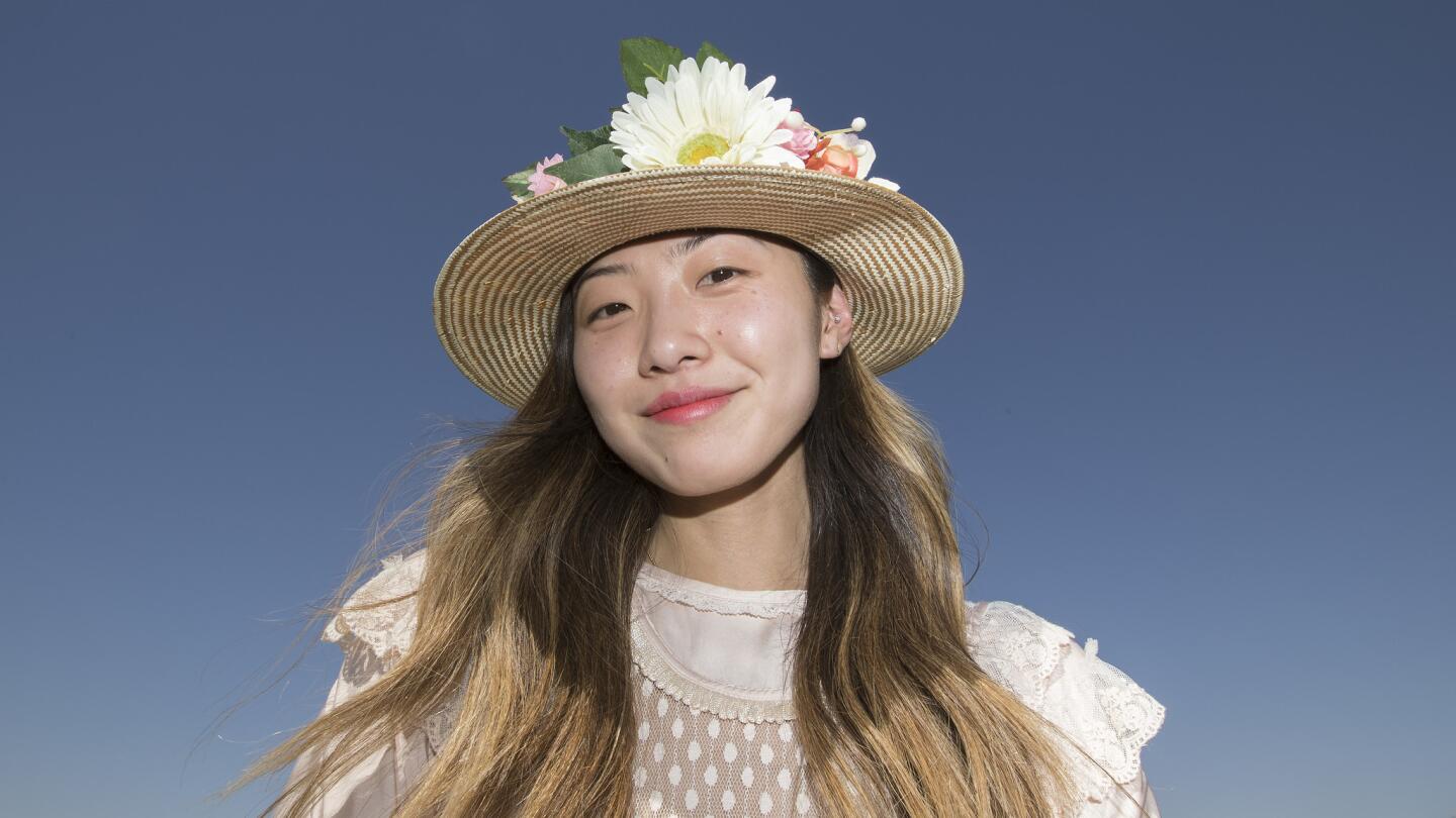 Faces at the 2017 Coachella music festival