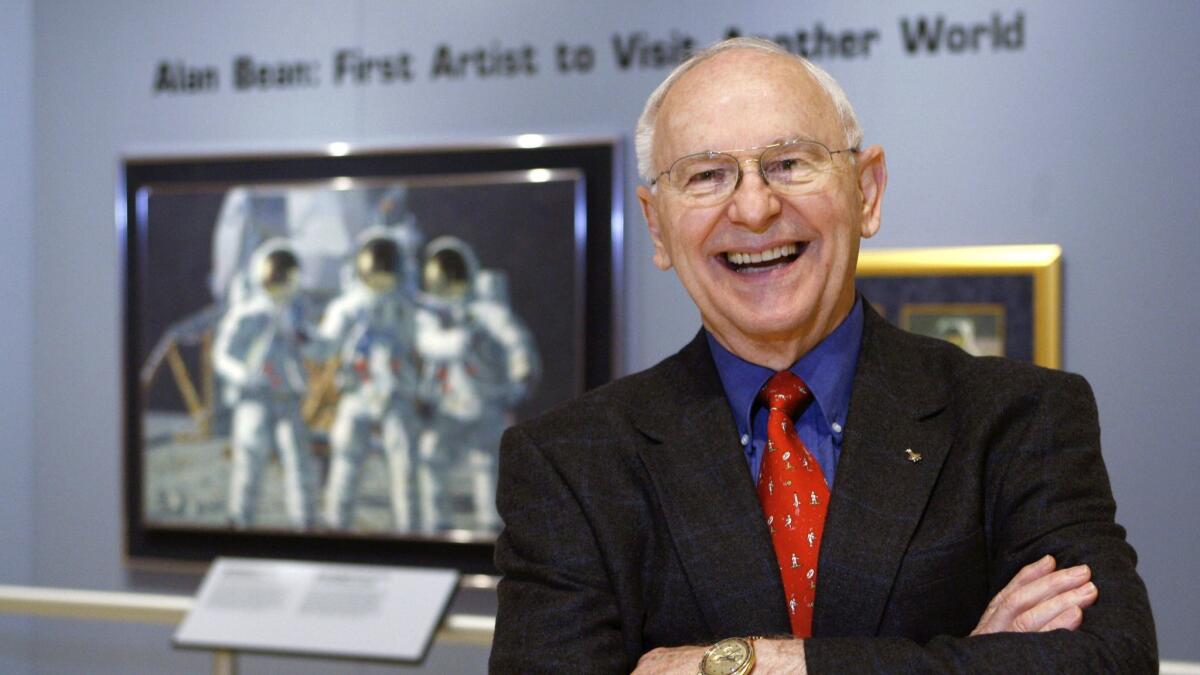 Alan Bean died Saturday in Houston at 86. The former astronaut spent a total of 69 days in space.