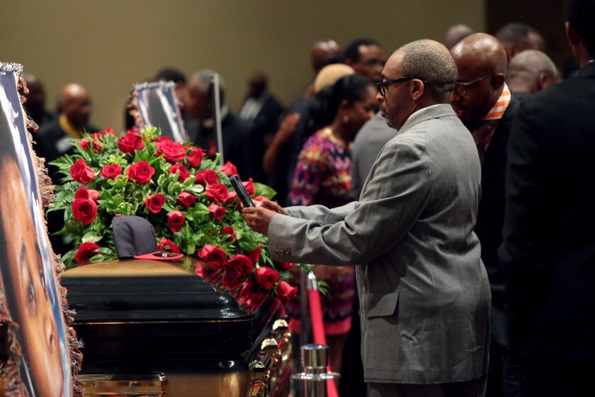 Michael Brown's funeral