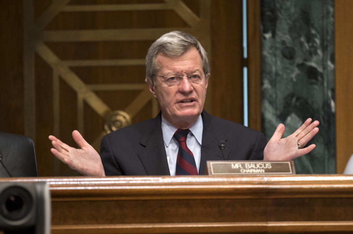 Sen. Max Baucus, (D-Mont.) is one of several Democratic lawmakers who will be targeted by Organizing for Action for their opposition to gun control legislation.