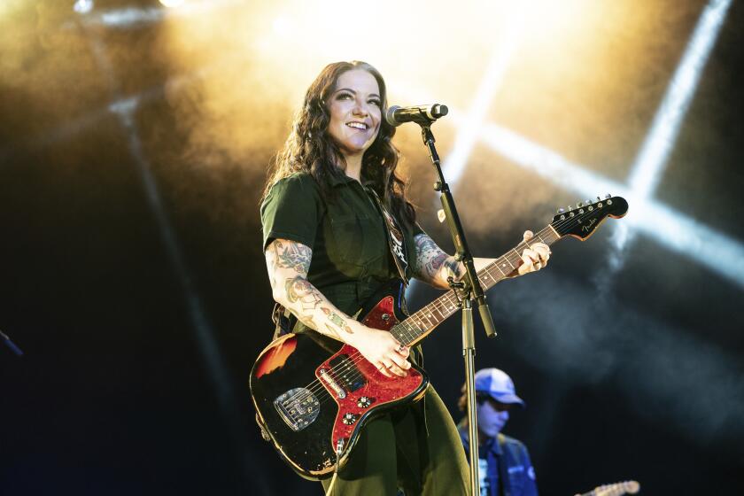 Ashley McBryde performs during Country Radio Seminar on Wednesday, Feb. 28, 2024, in Nashville, Tenn. (Photo by Amy Harris/Invision/AP)