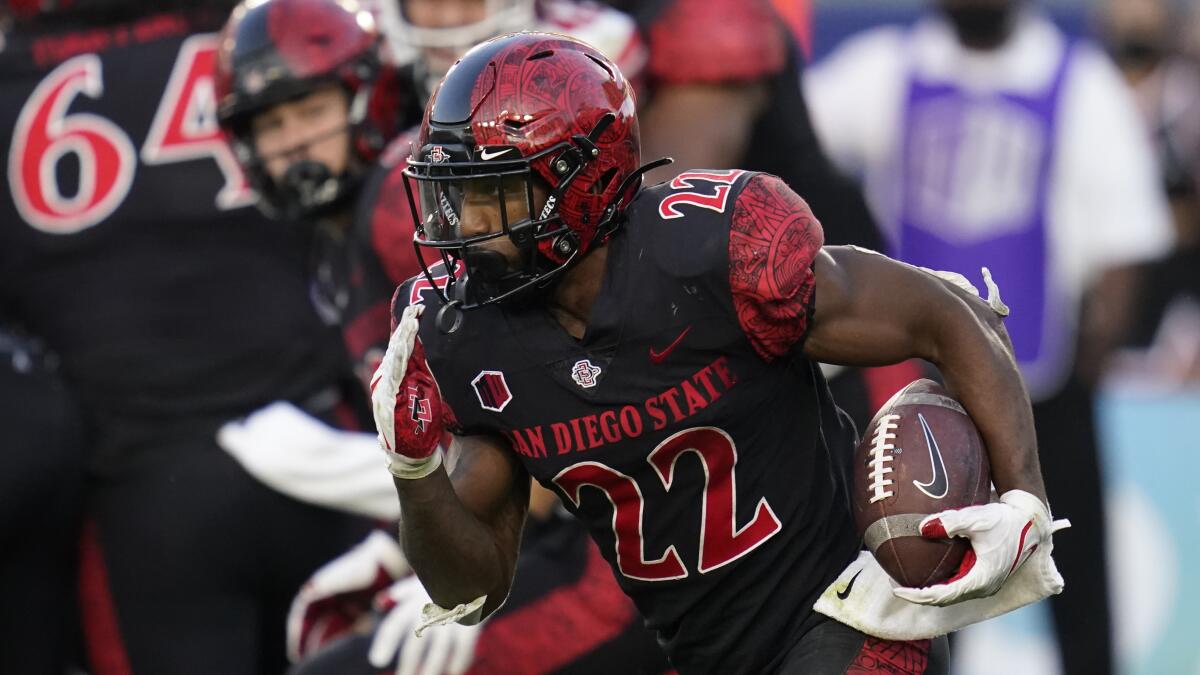 San Diego State running back Greg Bell 