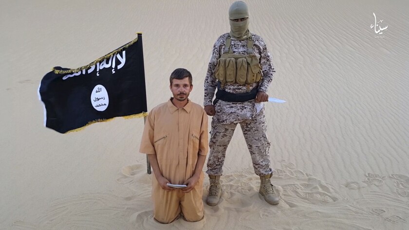 Photo appears to show Croatian beheaded by Egypt's Islamic State affiliate - Los Angeles Times