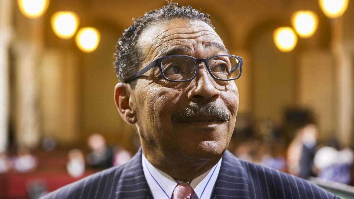 Los Angeles City Council President Herb Wesson at Los Angeles City Hall on July 1, 2015.