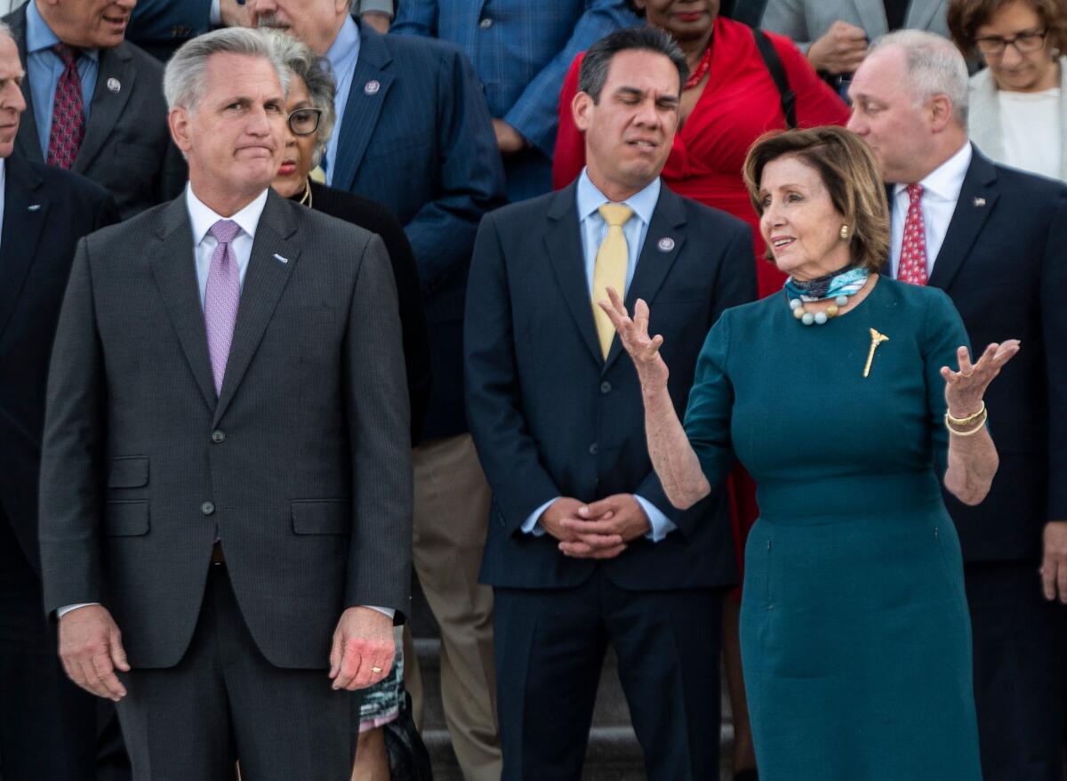 House Speaker Nancy Pelosi and Minority Leader Kevin McCarthy