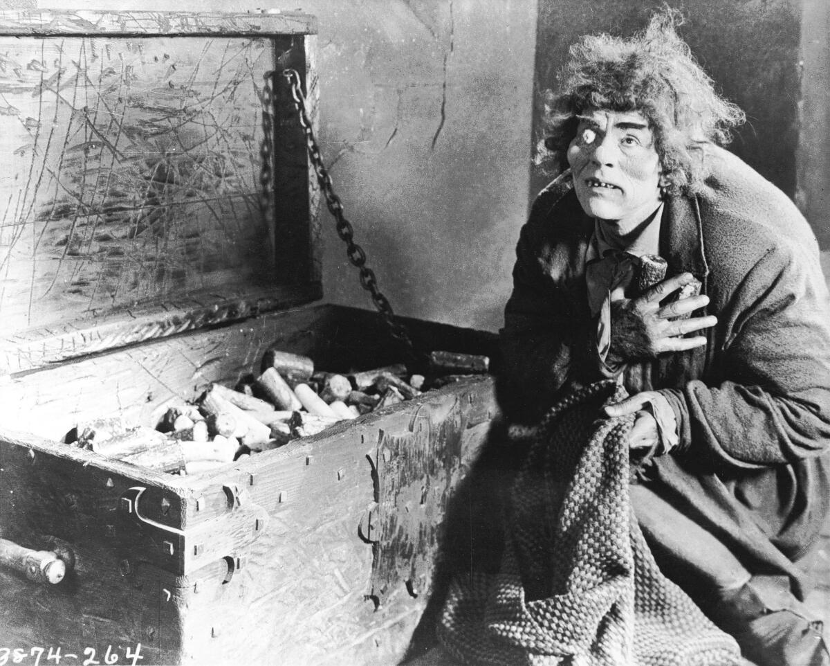 Lon Chaney in "The Hunchback of Notre Dame"