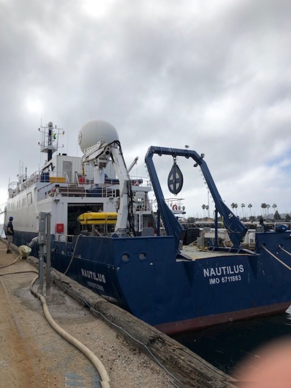The research vessel Nautilus carried a Scripps Institution of Oceanography expedition Oct. 27 to Nov. 6.