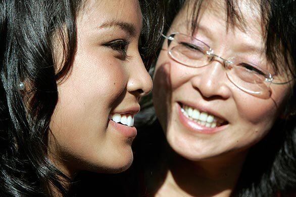 Mom and daughter