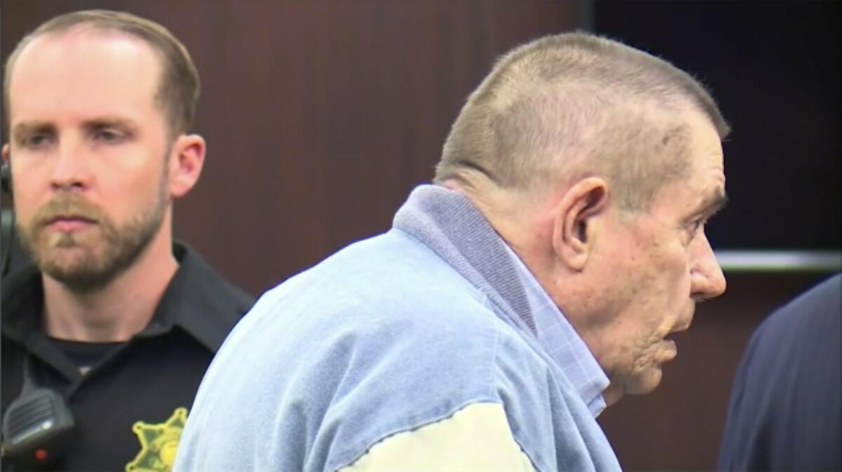 Andrew Lester, 84, appears in court.