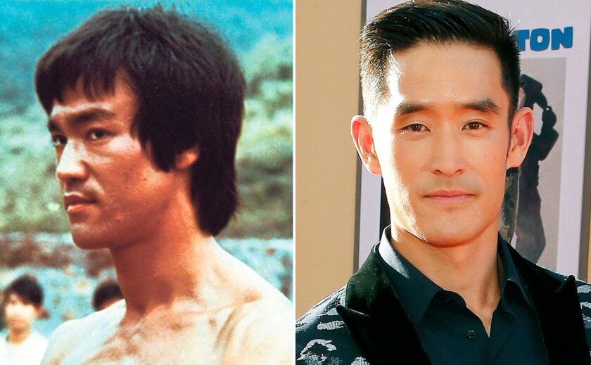 Bruce Lee, left, and Mike Moh.