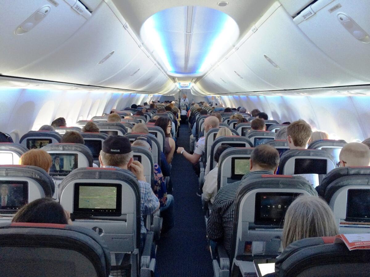 A coalition of consumer groups says the way the federal government tests airlines' smaller seats and cramped cabins is outdated.