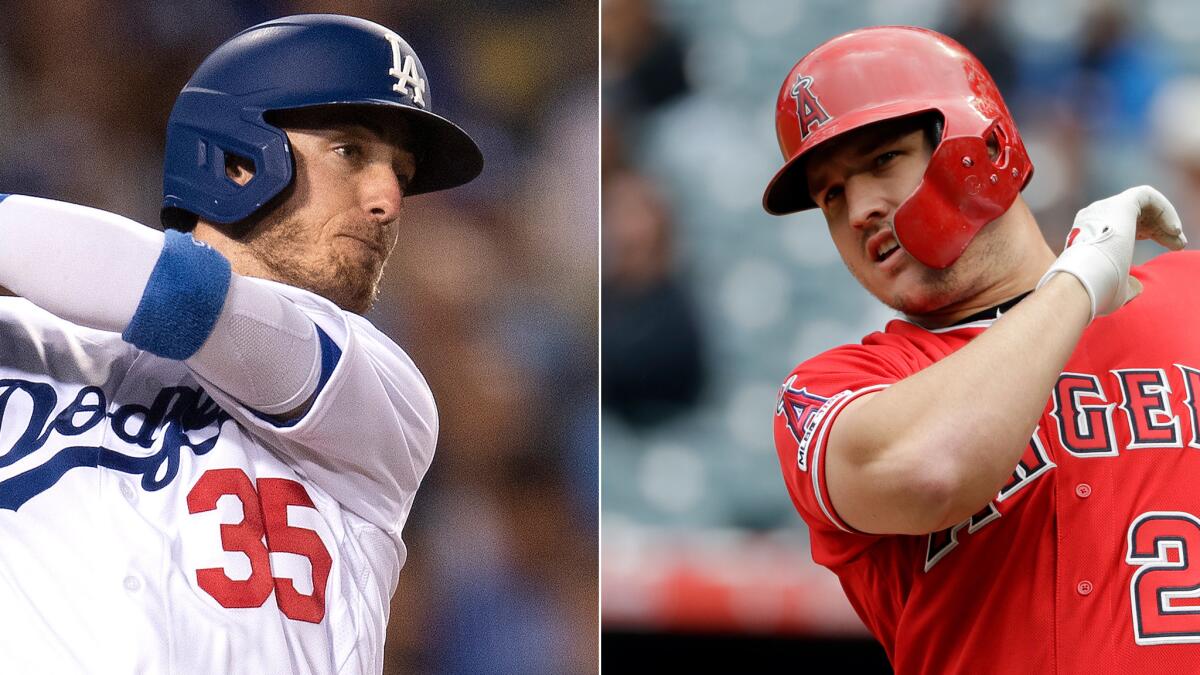 Cody Bellinger and Mike Trout elected as MLB All-Star Game starters - Los  Angeles Times