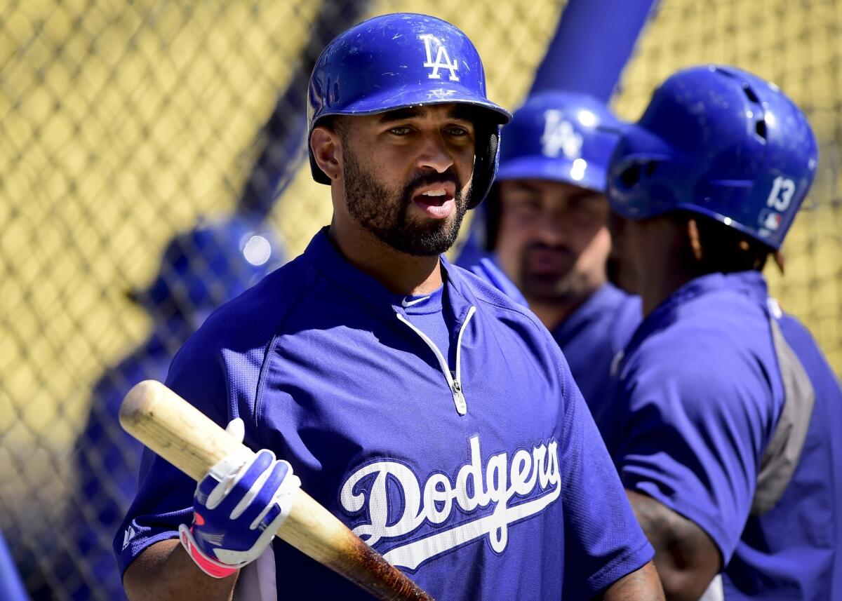 Matt Kemp, above, is represented by agent Dave Stewart, a candidate for the open Diamondbacks general manager position after Arizona's firing of Kevin Towers.