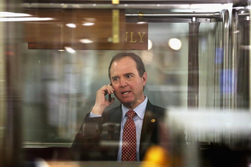 Rep. Adam Schiff (D-Burbank), shown in January, is seeking more federal funding to establish an earthquake early warning system.
