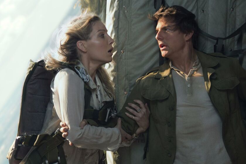 Annabelle Wallis as Jenny Halsey and Tom Cruise as Nick Morton in "The Mummy." Credit: Chiabella James / Universal Pictures
