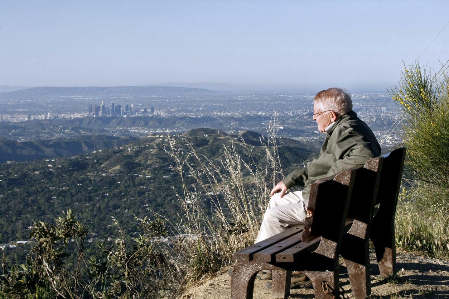 Photo Gallery: Local hiker gets a bench and a view in the Angeles National Forest