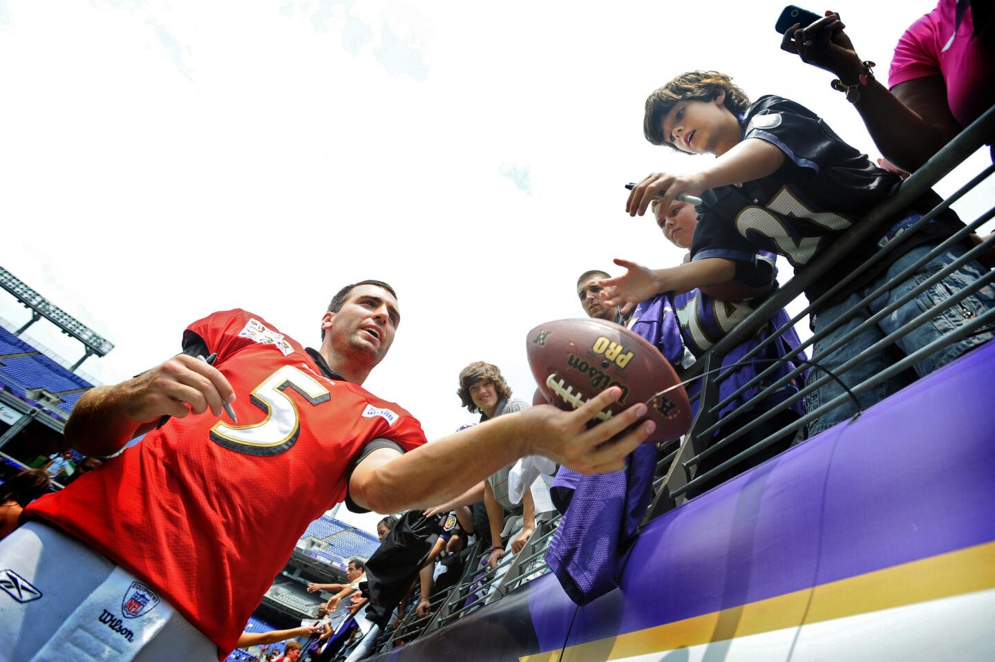 Flacco at M&T in 2011
