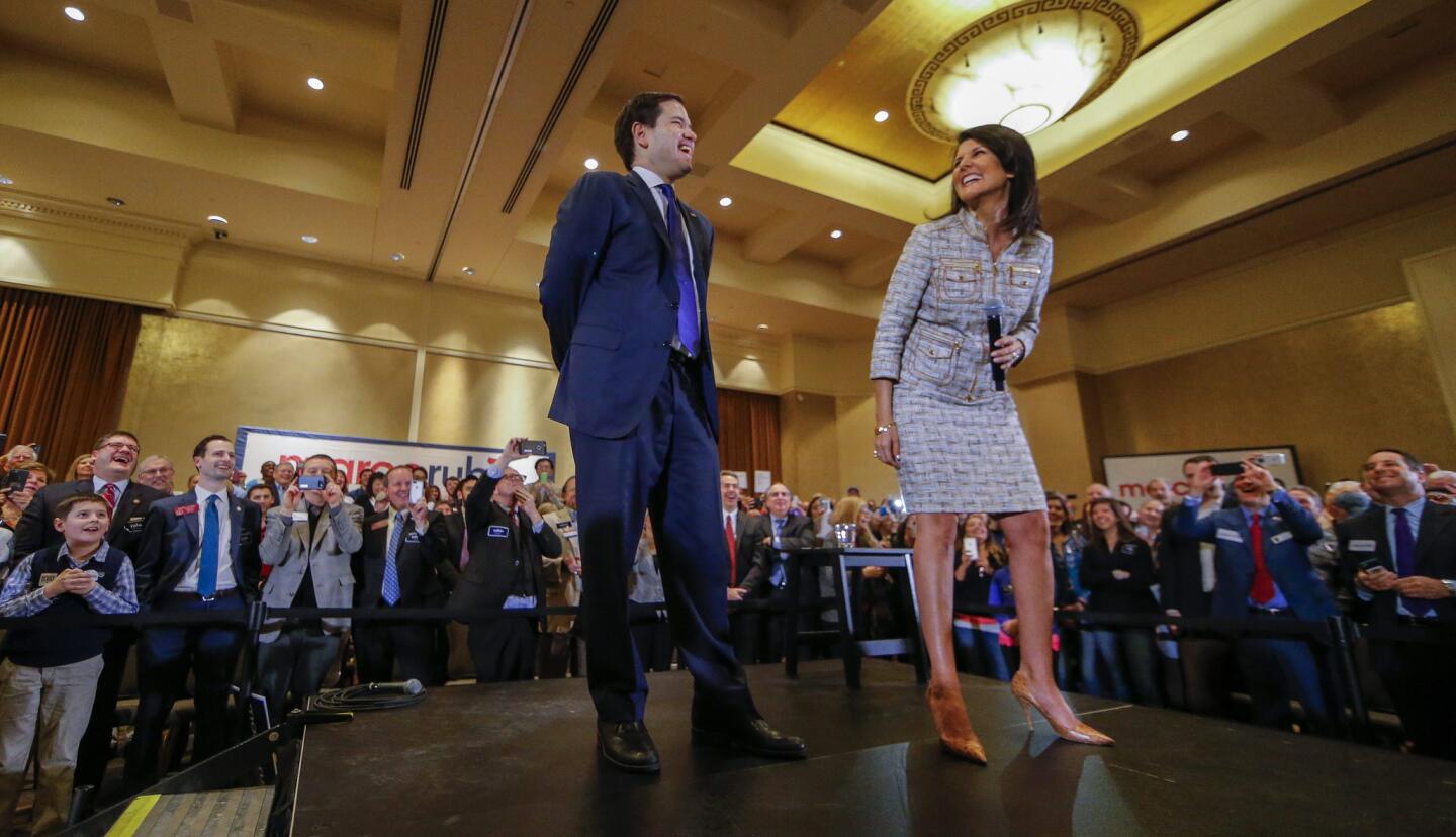 Marco Rubio campaigns in Atlanta, Georgia, USA