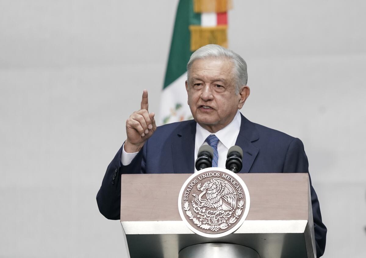 ARCHIVO - El presidente Andrés Manuel López Obrador 