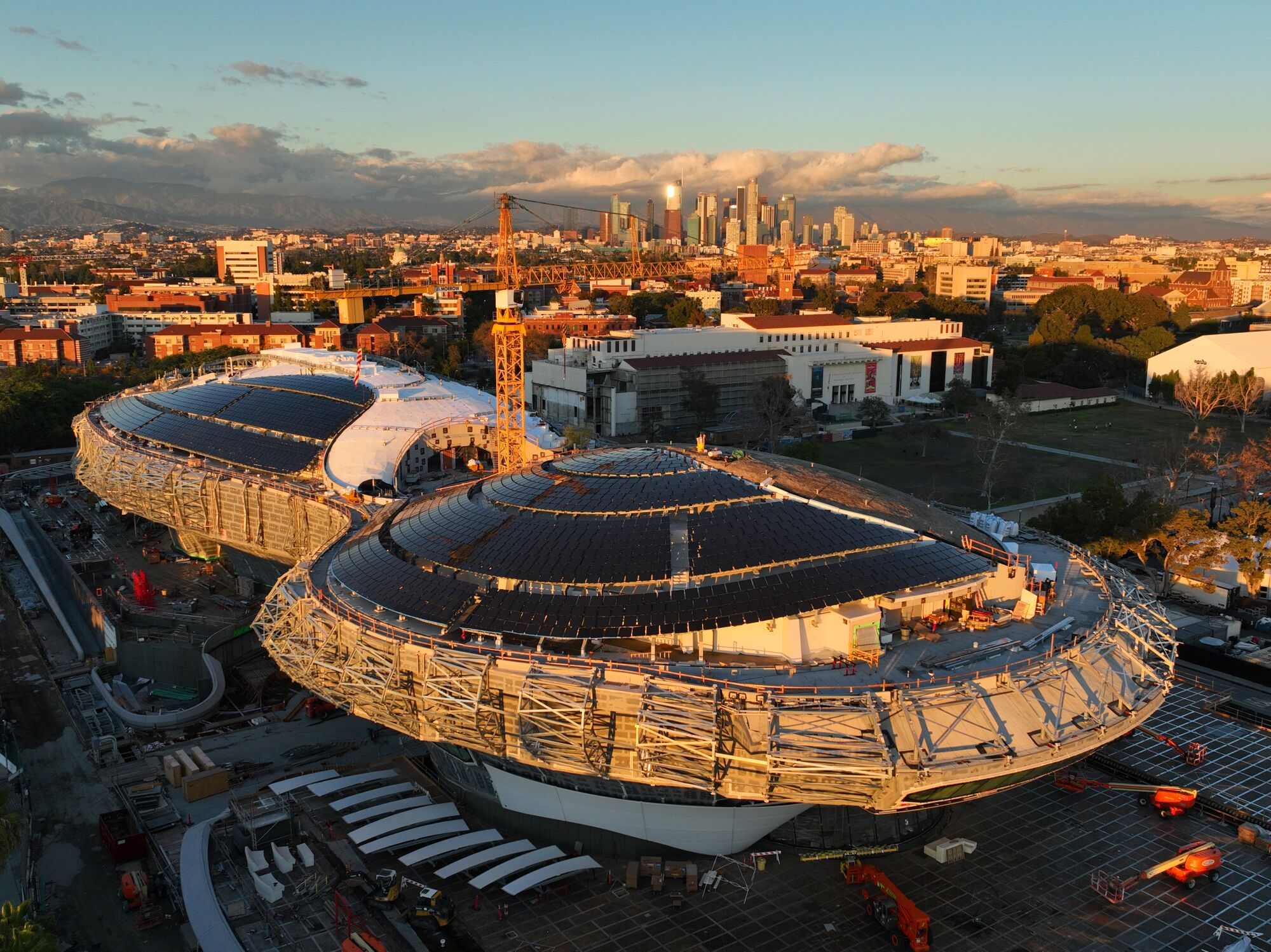 The $1-billion Lucas Museum of Narrative Art is rising in Exposition Park.